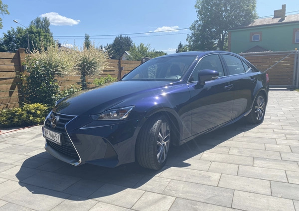 Lexus IS cena 114900 przebieg: 86500, rok produkcji 2018 z Warszawa małe 92